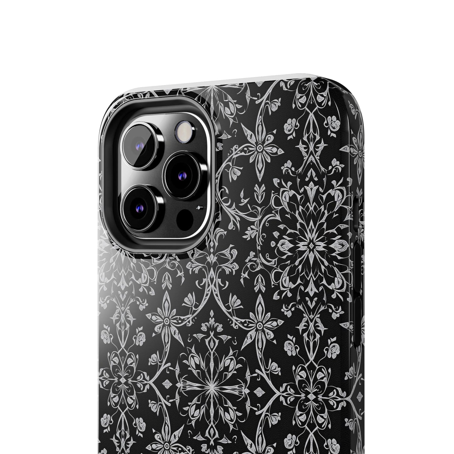 Elegant Floral Tough Phone Case - Durable Protection with Stylish Design