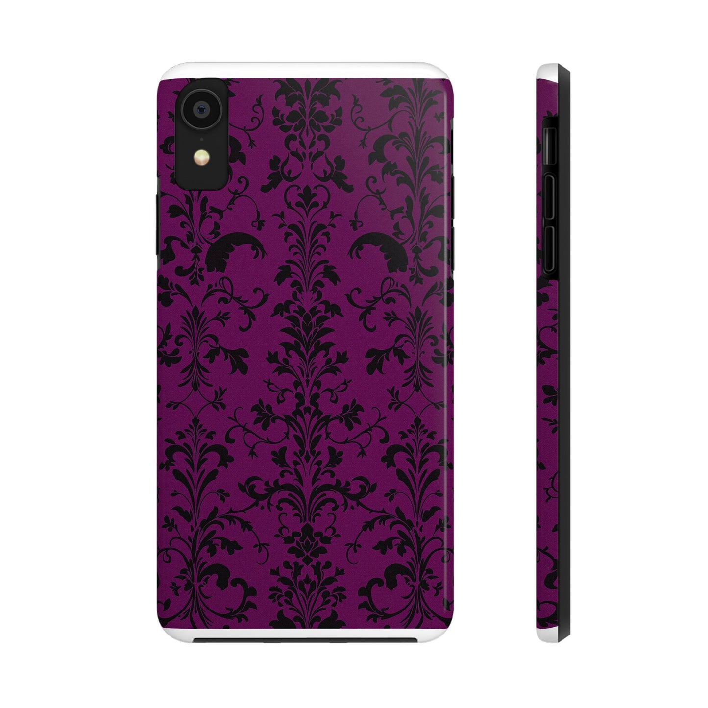 Elegant Damask Tough Phone Cases for Protection and Style