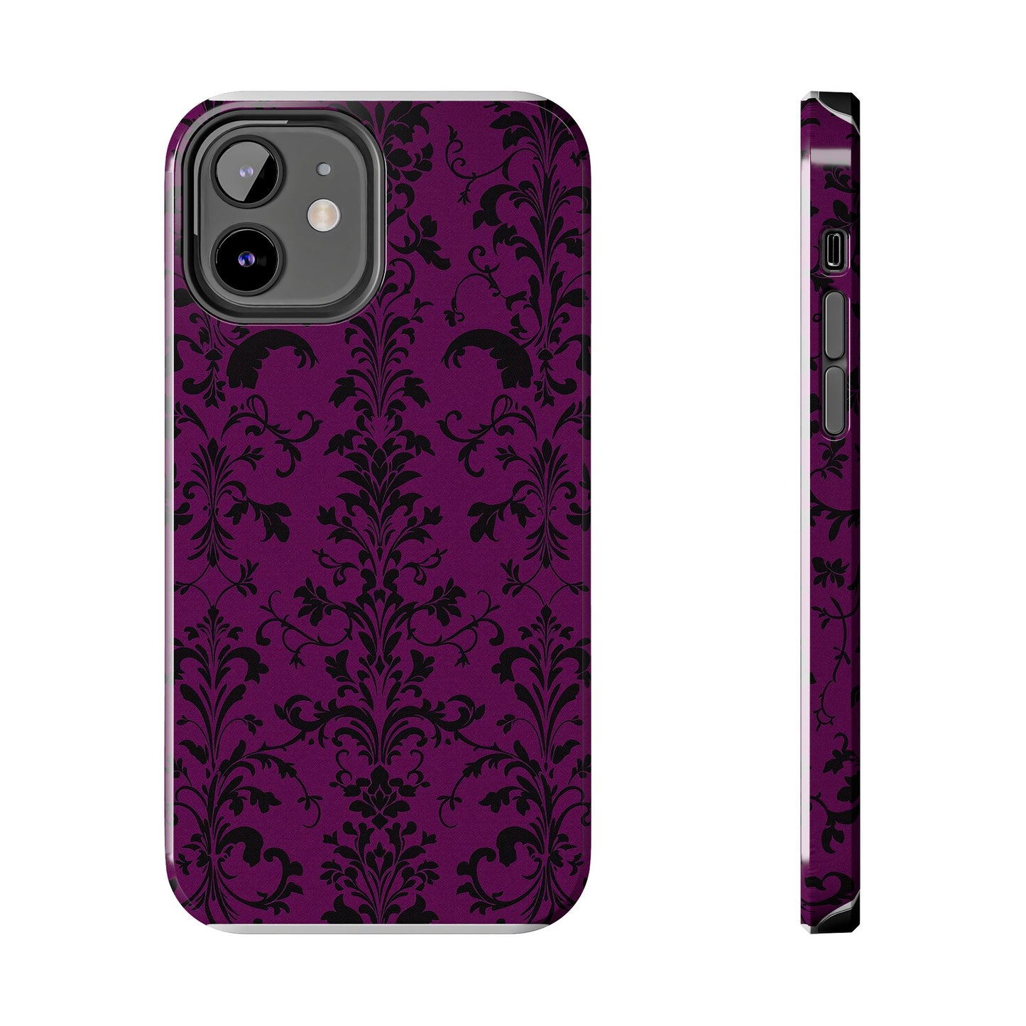 Elegant Damask Tough Phone Cases for Protection and Style