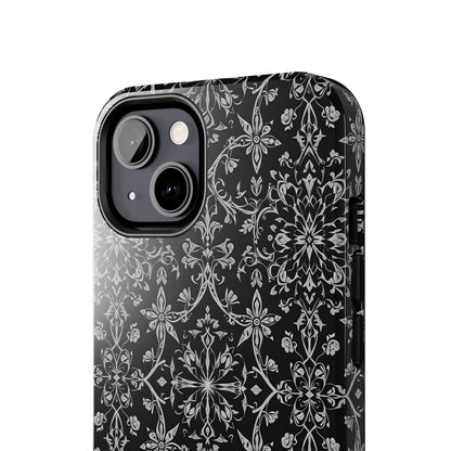 Elegant Floral Tough Phone Case - Durable Protection with Stylish Design