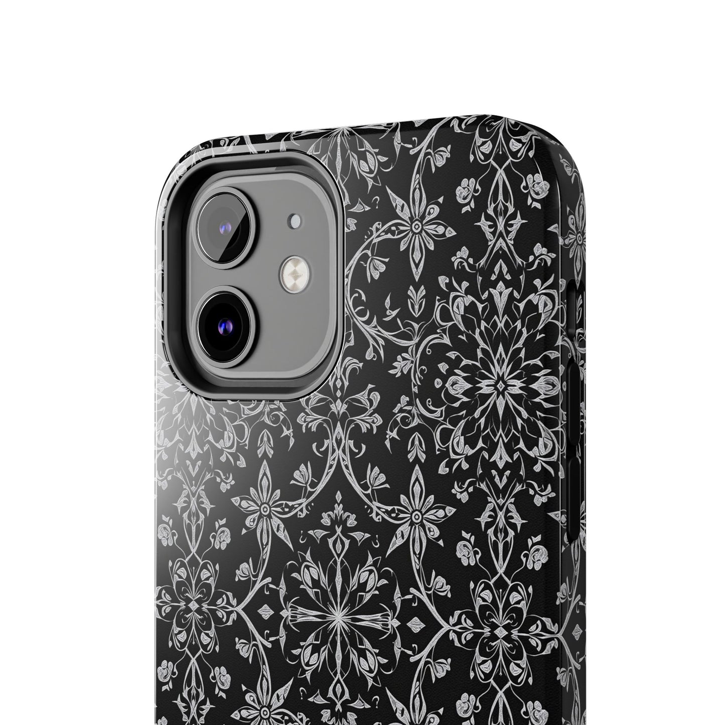 Elegant Floral Tough Phone Case - Durable Protection with Stylish Design