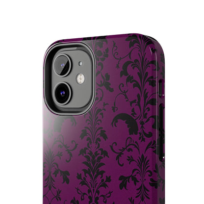 Elegant Damask Tough Phone Cases for Protection and Style