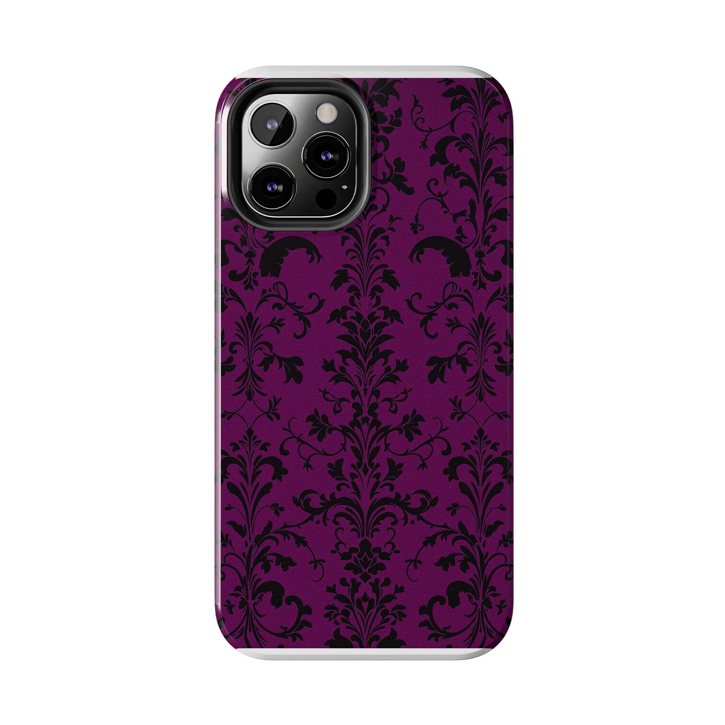 Elegant Damask Tough Phone Cases for Protection and Style