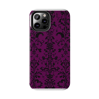 Elegant Damask Tough Phone Cases for Protection and Style