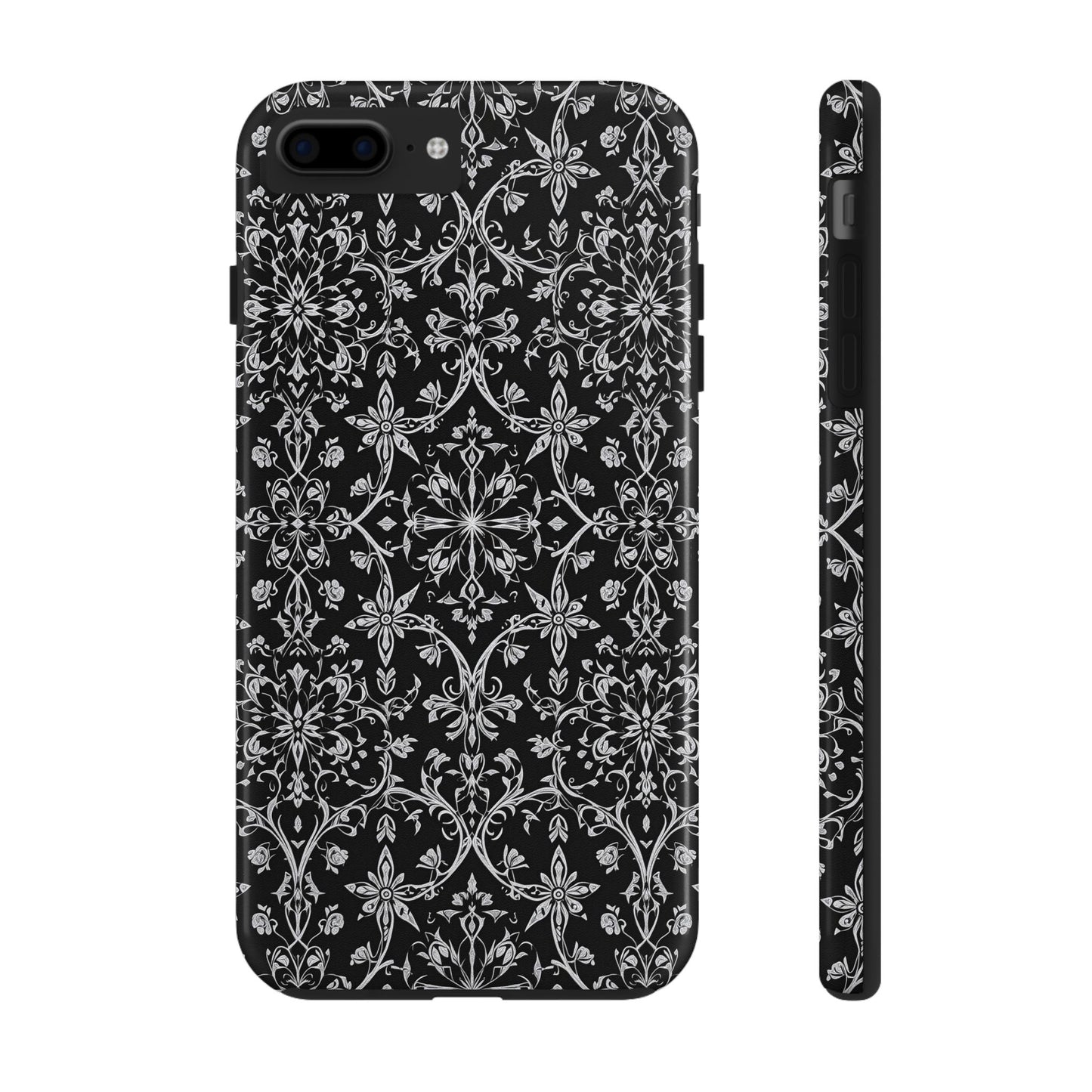 Elegant Floral Tough Phone Case - Durable Protection with Stylish Design