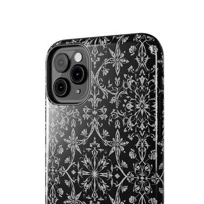 Elegant Floral Tough Phone Case - Durable Protection with Stylish Design