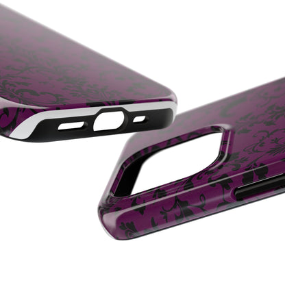 Elegant Damask Tough Phone Cases for Protection and Style