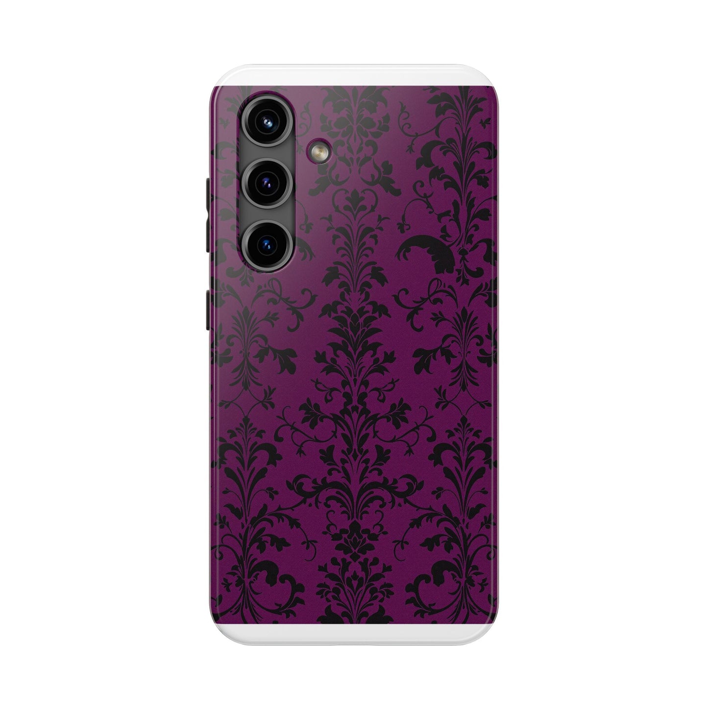 Elegant Damask Tough Phone Cases for Protection and Style