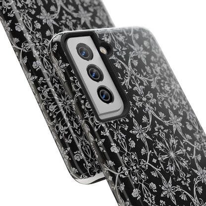 Elegant Floral Tough Phone Case - Durable Protection with Stylish Design