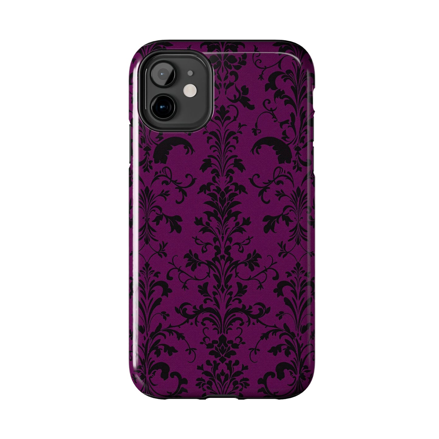 Elegant Damask Tough Phone Cases for Protection and Style