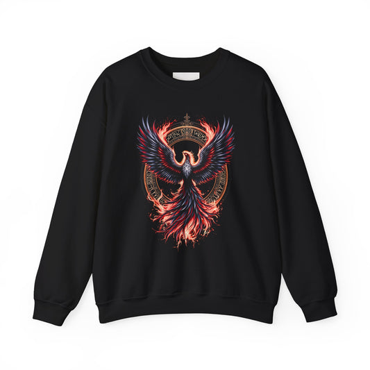 Phoenix Fire Unisex Heavy Blend™ Crewneck Sweatshirt - Bold Graphic Design