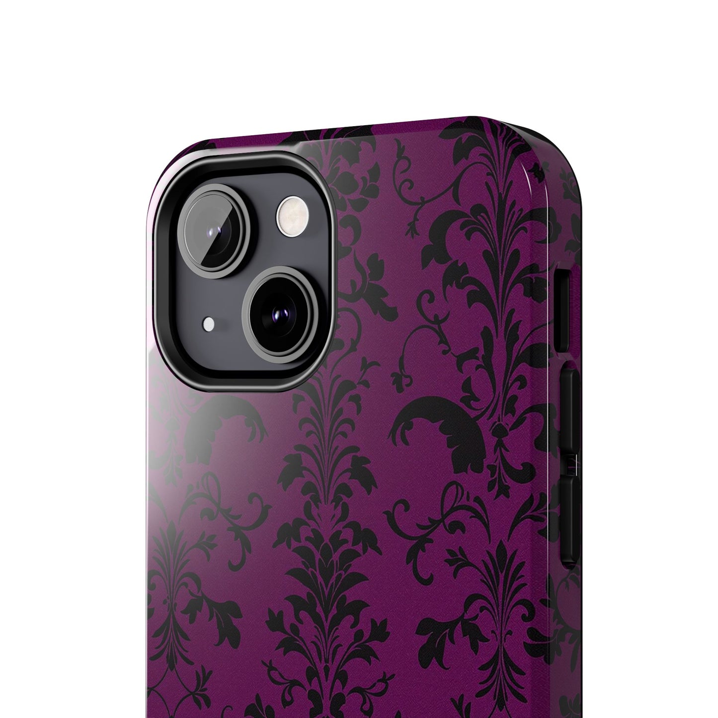 Elegant Damask Tough Phone Cases for Protection and Style