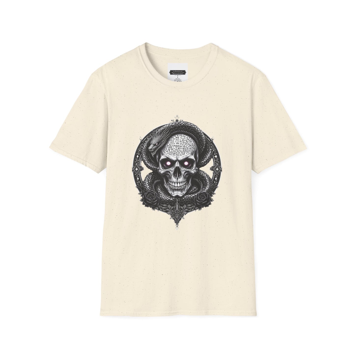 Gothic Skull Graphic T-Shirt - Unisex Softstyle Tee