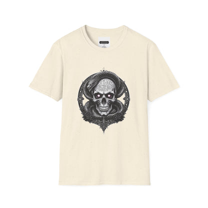 Gothic Skull Graphic T-Shirt - Unisex Softstyle Tee