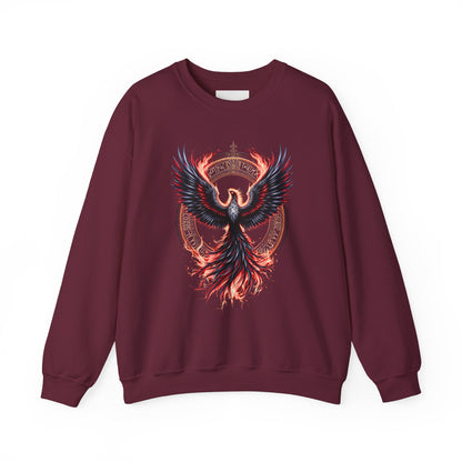 Phoenix Fire Unisex Heavy Blend™ Crewneck Sweatshirt - Bold Graphic Design